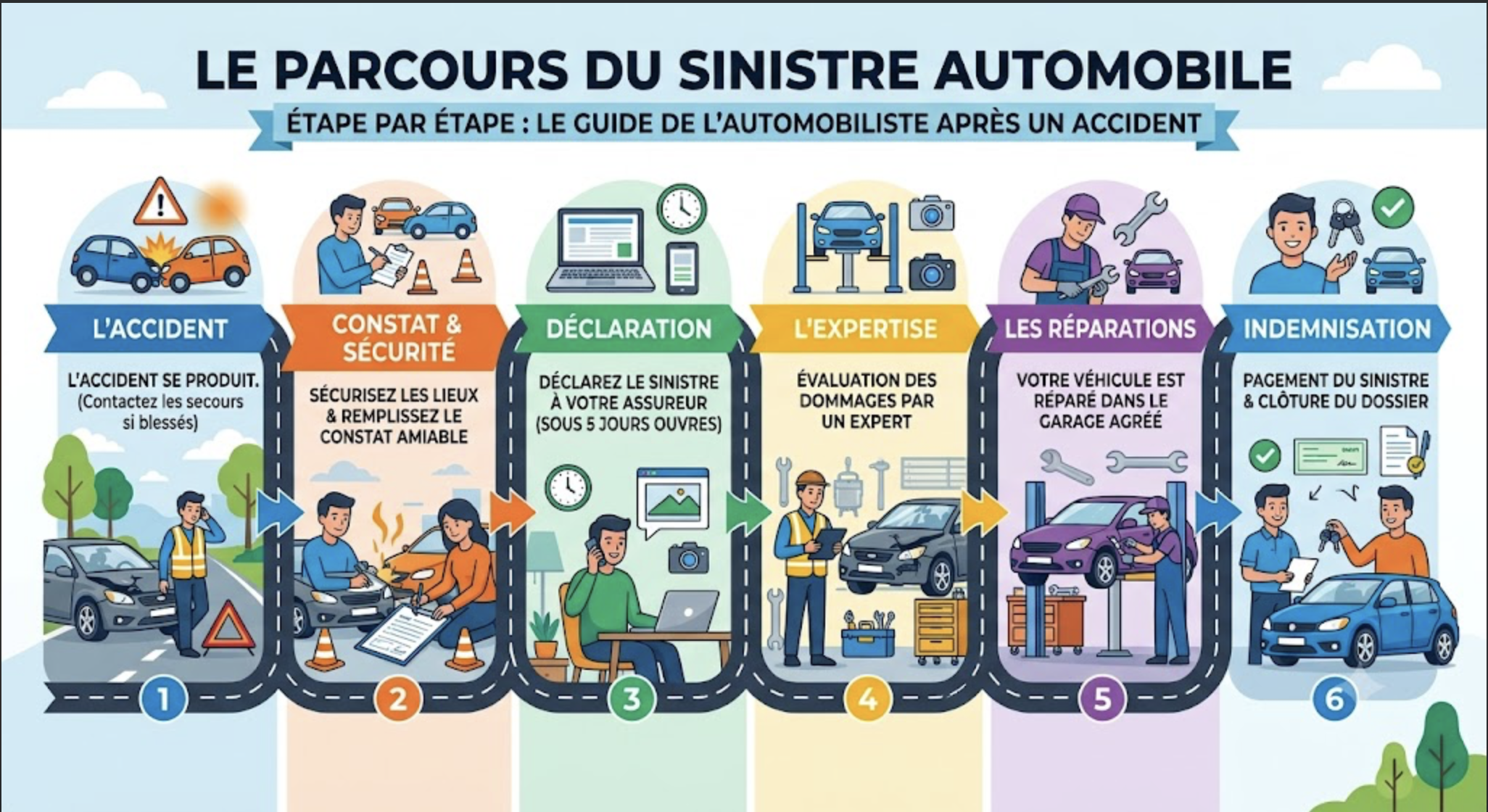 parcours du sinistre automobile